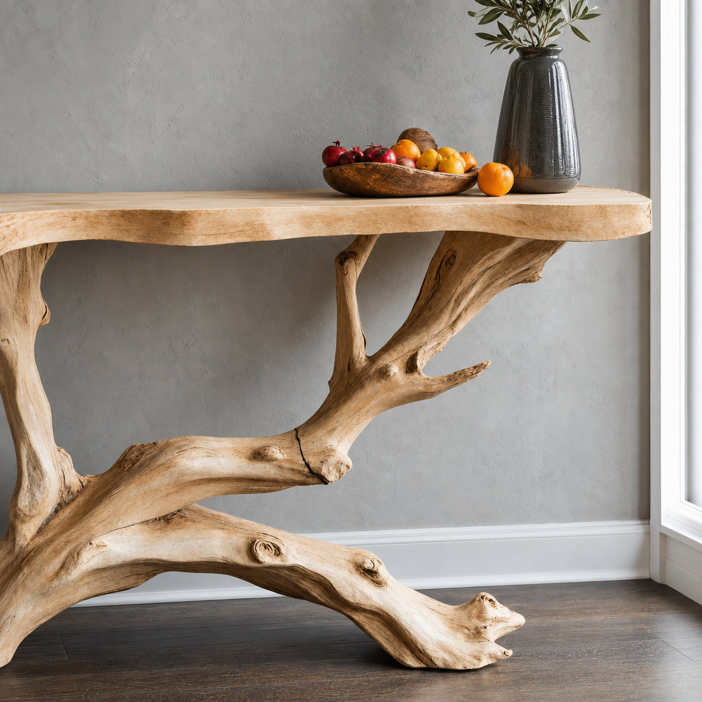Floating Edge Entryway Table Farmhouse Decor - product view 3