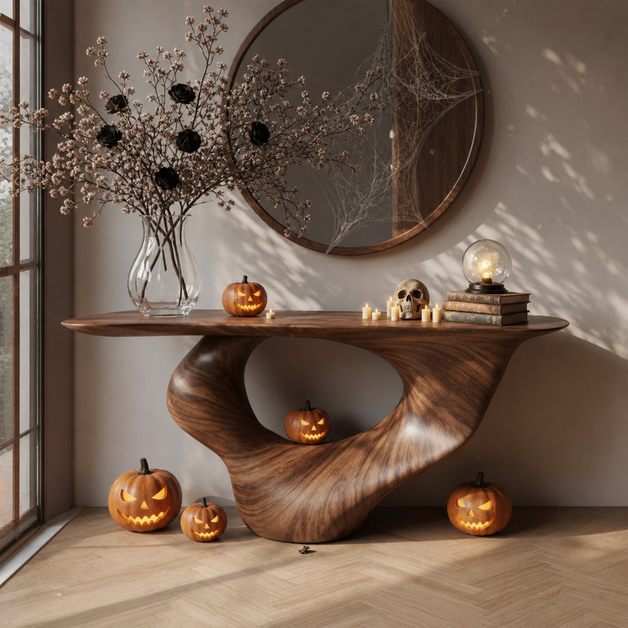 Halloween Mid Century Entryway Table Living Room