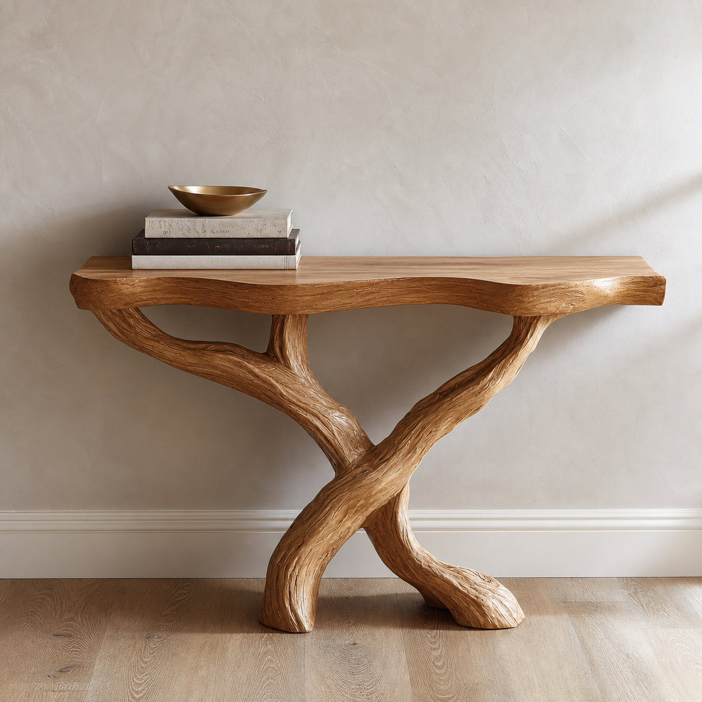 Handcrafted Console Shelf Unique Design Home Decor Housewarming Gifts