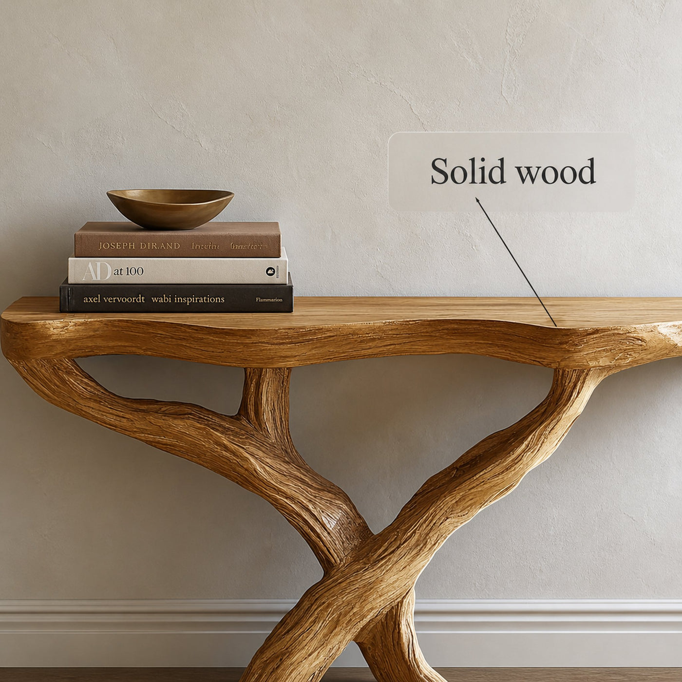 The feel of real wood