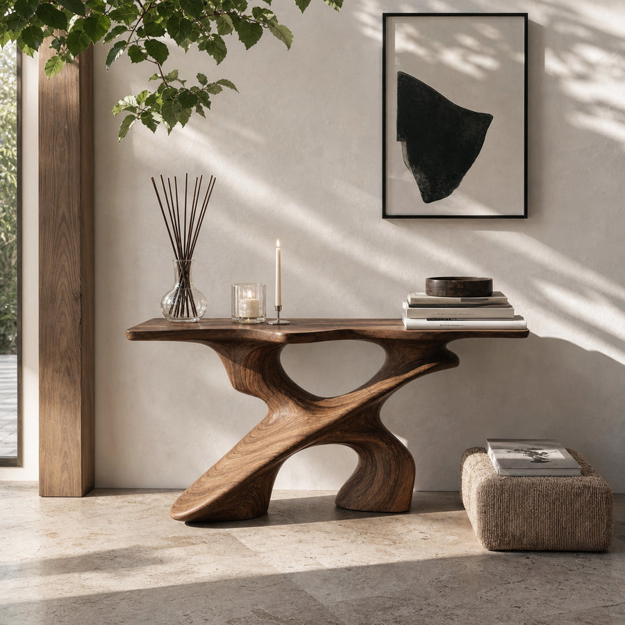 Handcrafted Console Table Furniture Decor
