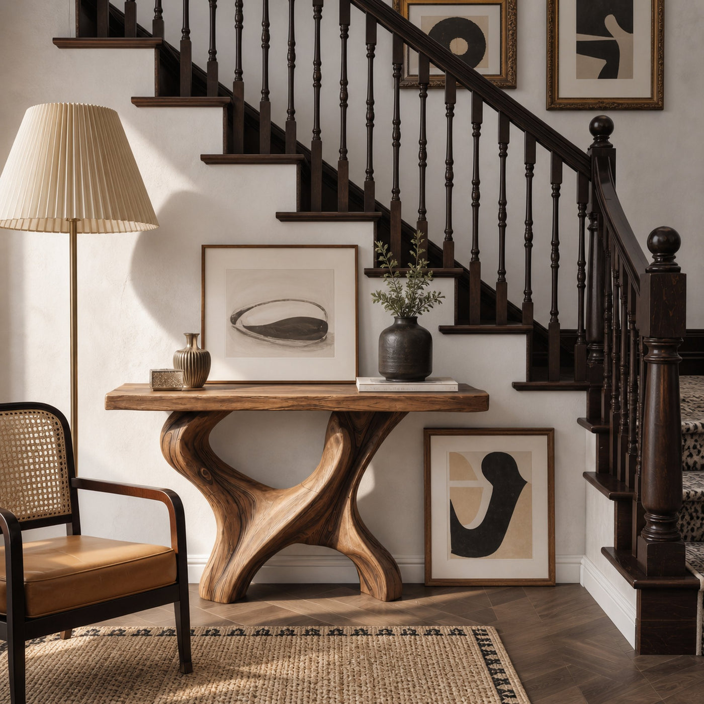 Handcrafted Entryway Storage Furniture Decor - product view 2