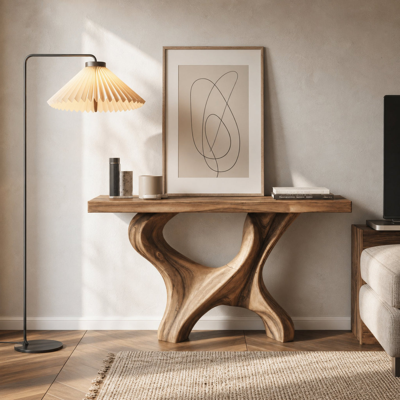 Handcrafted Entryway Storage Furniture Decor - product view 3