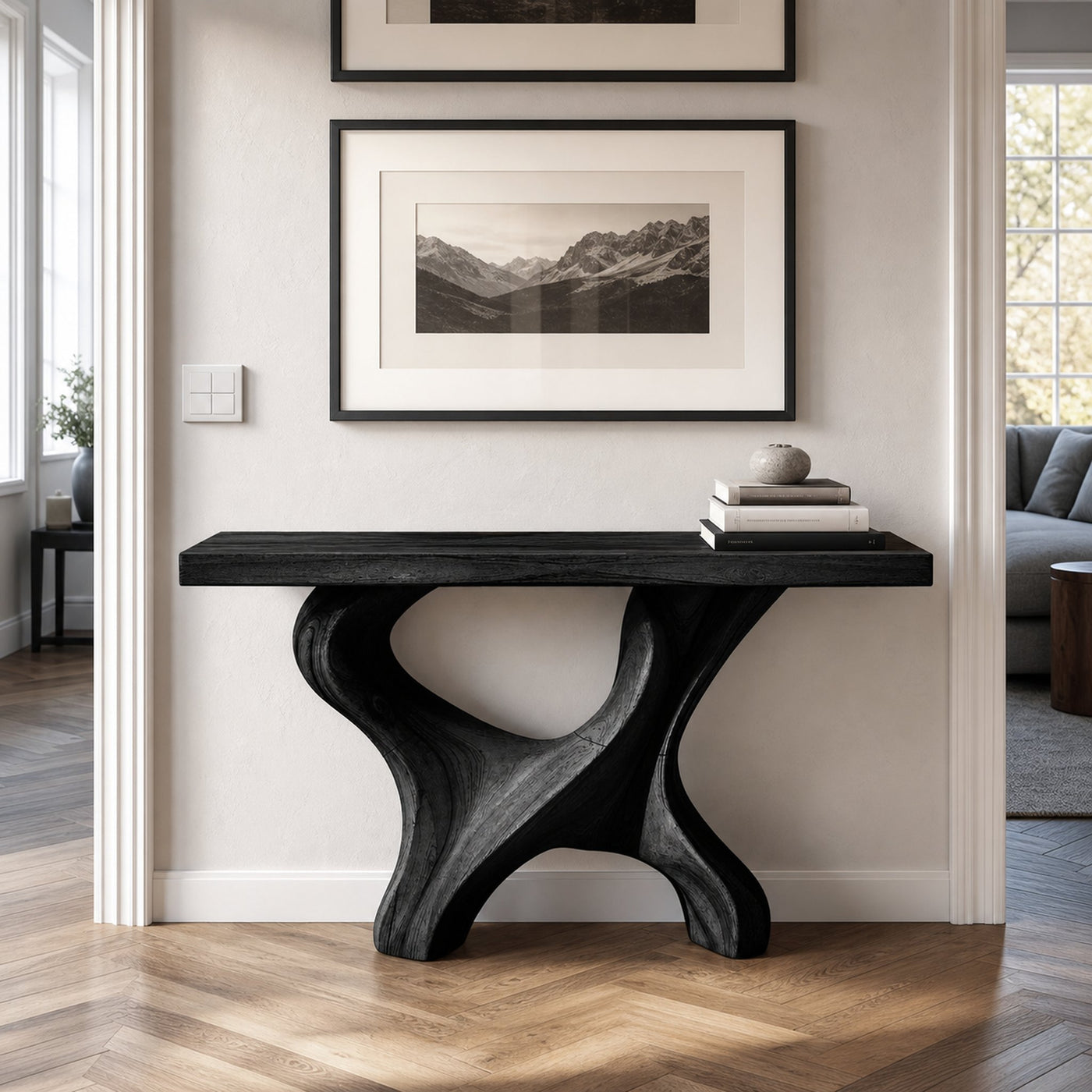 Handcrafted Entryway Storage Furniture Decor - product view 4