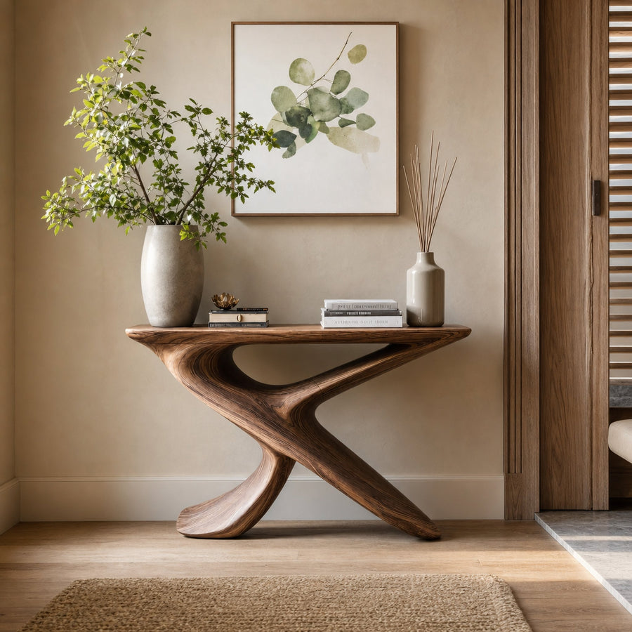 Handcrafted Entryway Table Furniture Decor