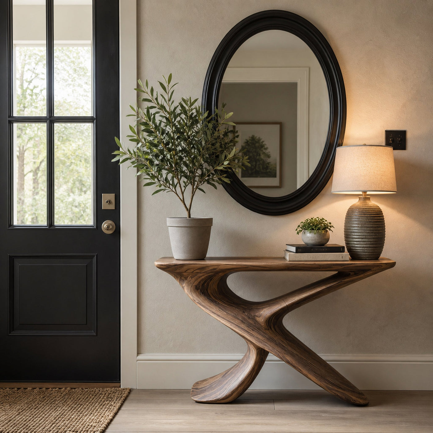 Handcrafted Entryway Table Furniture Decor - product view 2