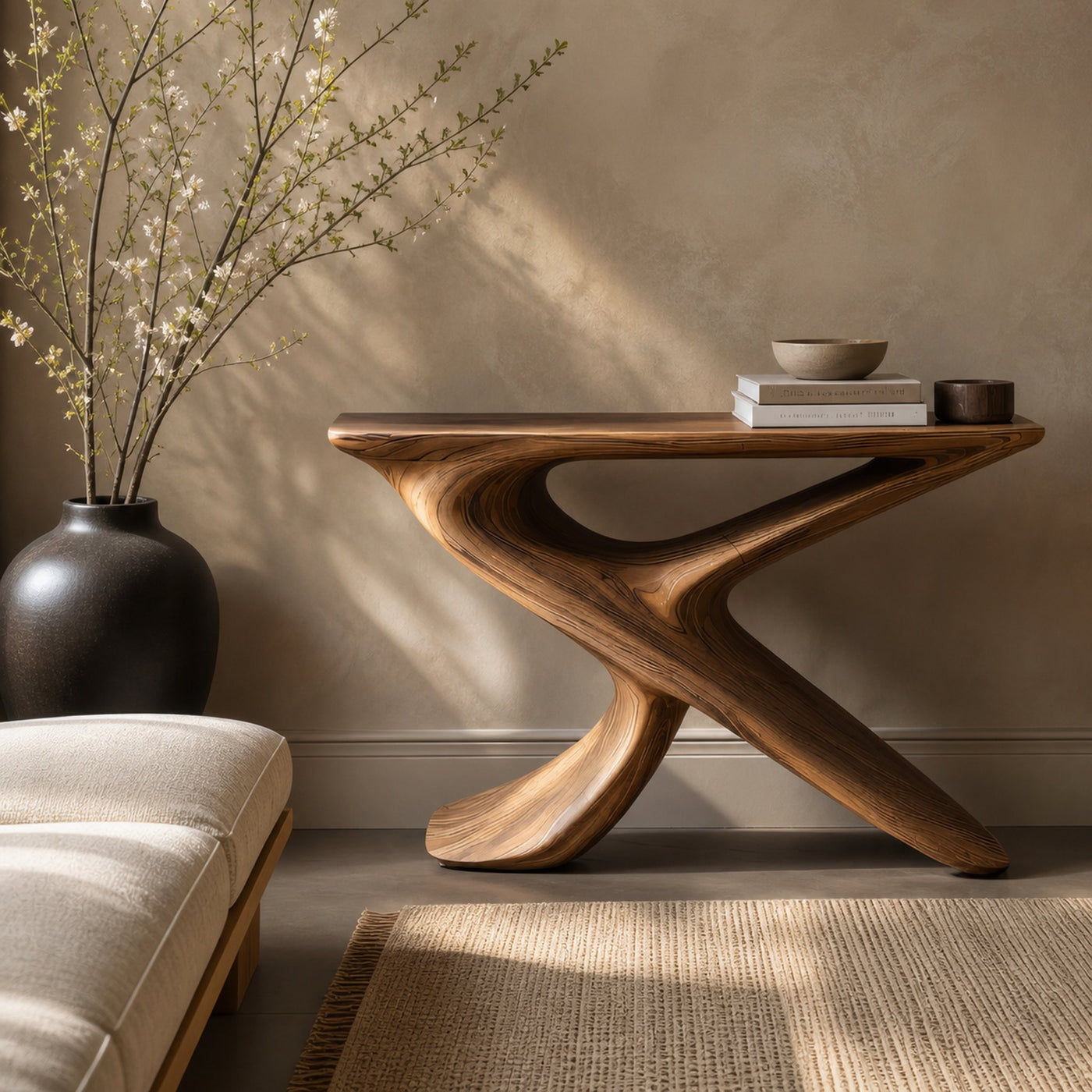 Handcrafted Entryway Table Furniture Decor - product view 3