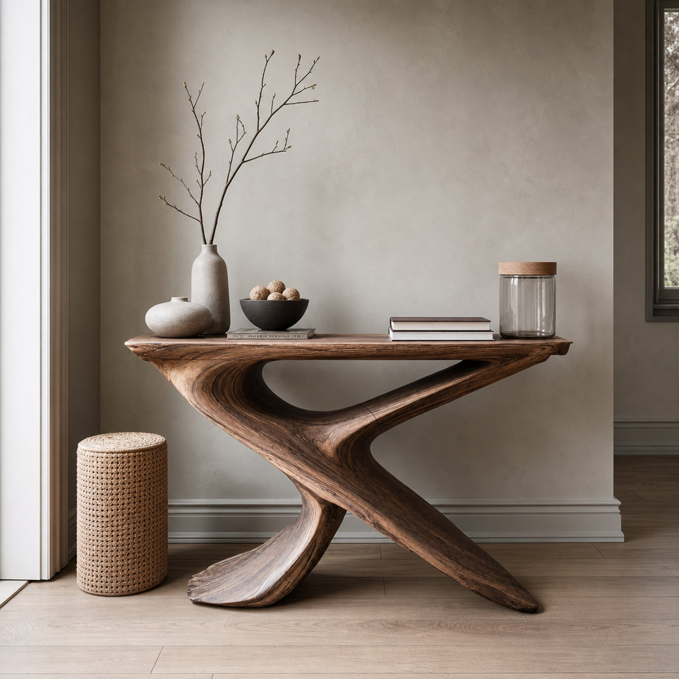 Handcrafted Entryway Table Furniture Decor - product view 7