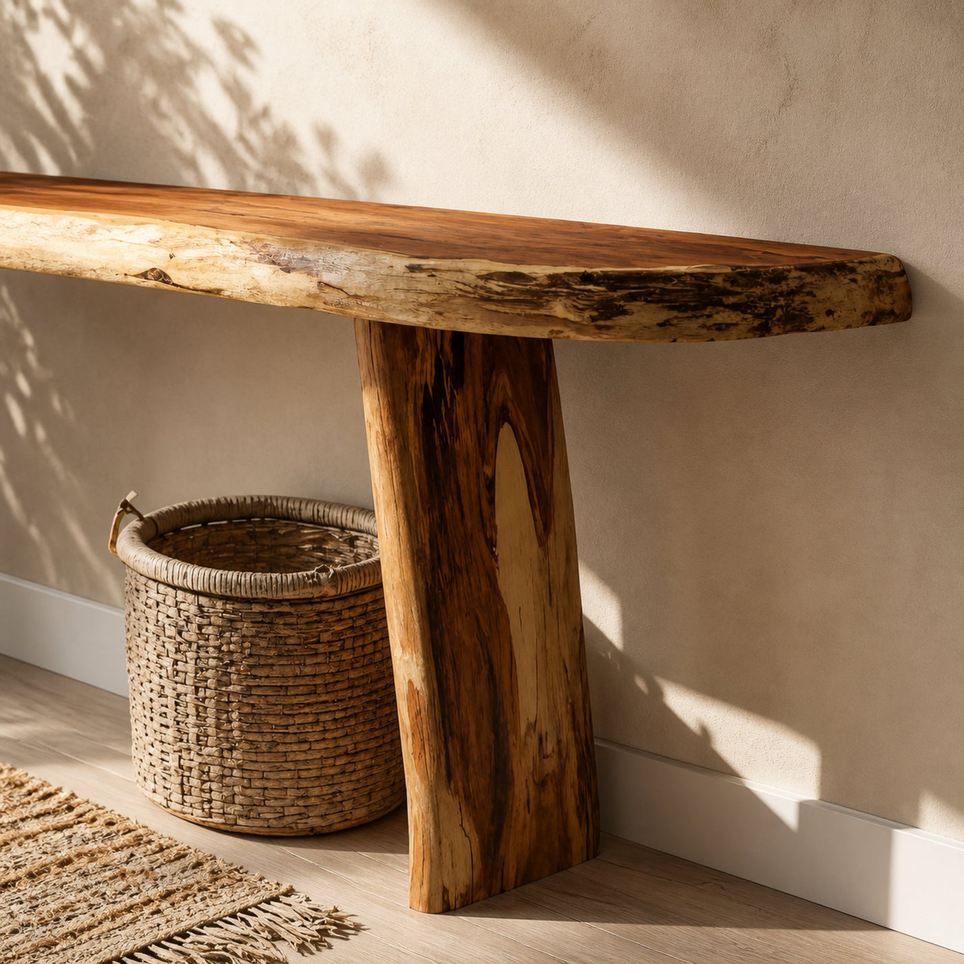 Handcrafted Live Edge Entryway Table For Bedroom Furniture Style - product view 4
