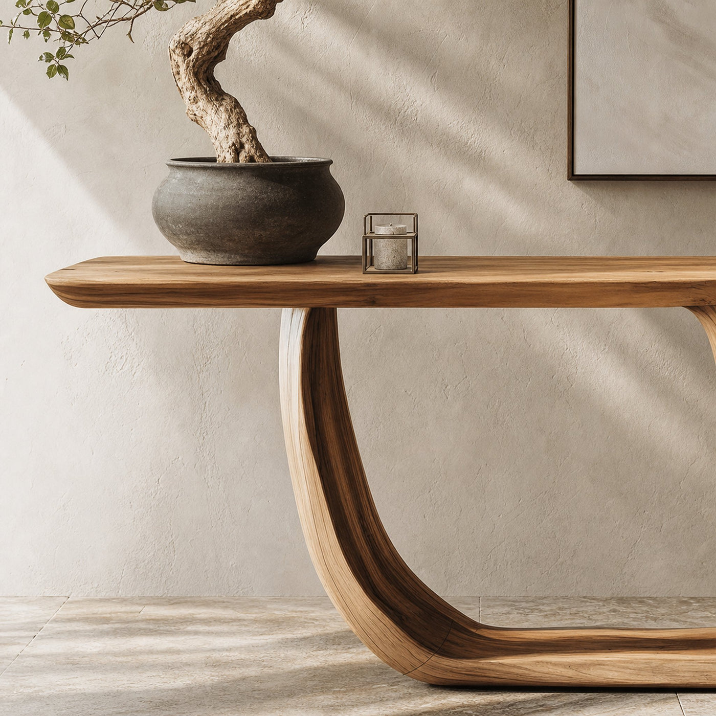 Handcrafted Live Edge Entryway Table For Entryway Modern Farmhouse - product view 3