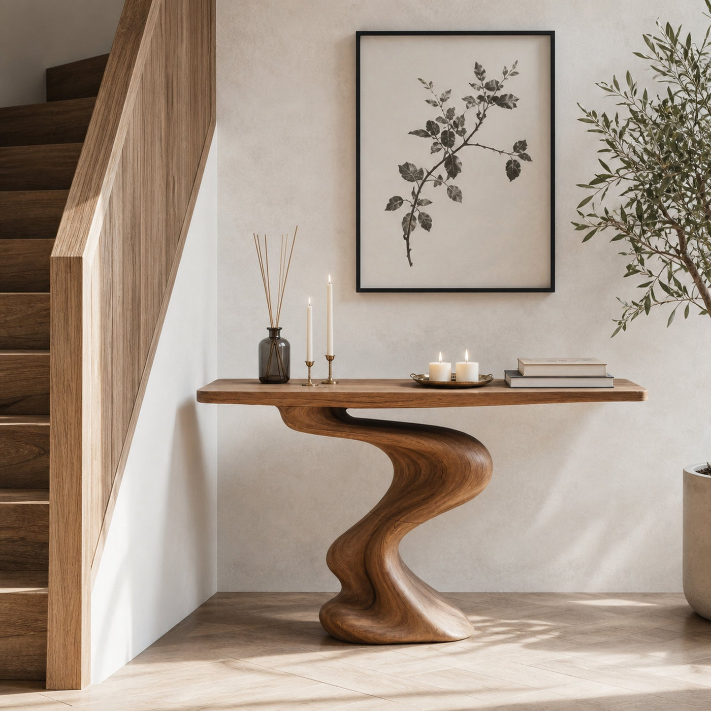 Handcrafted Modern Console Table Furniture Decor