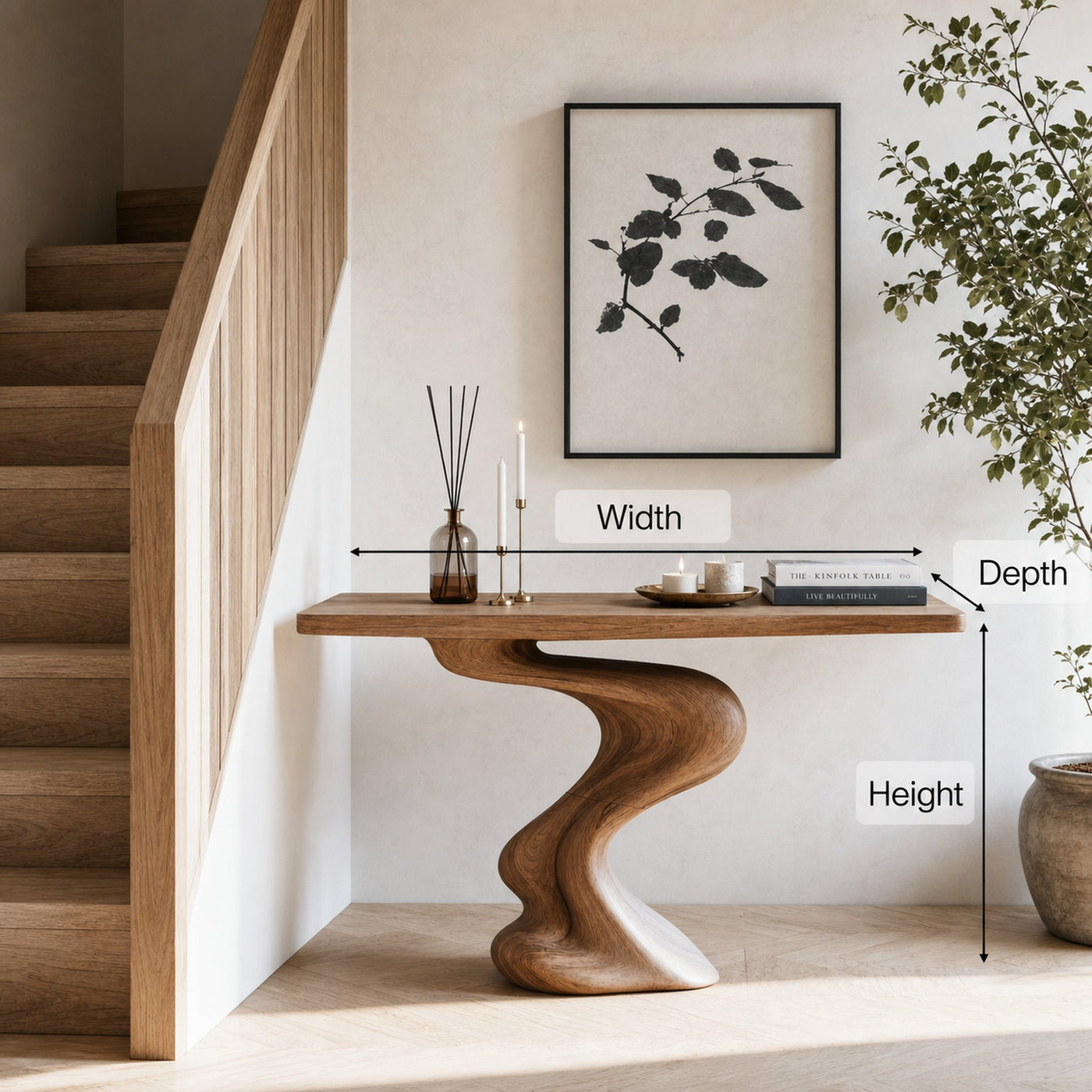 Handcrafted Modern Console Table Furniture Decor - product view 6