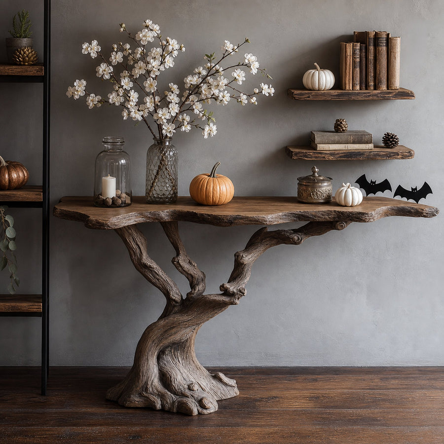 Handmade Halloween Console Table Driftwood Table