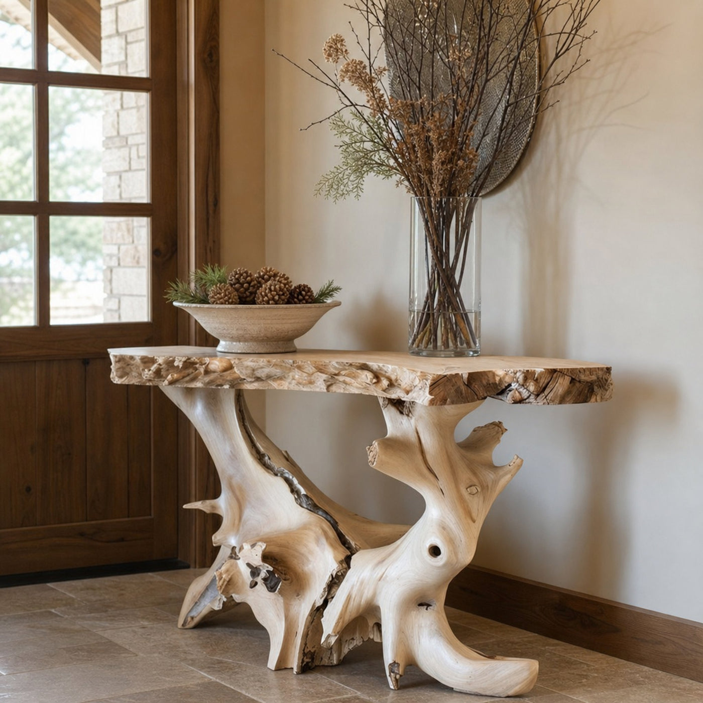 Handmade Unique Console Table - product view 2