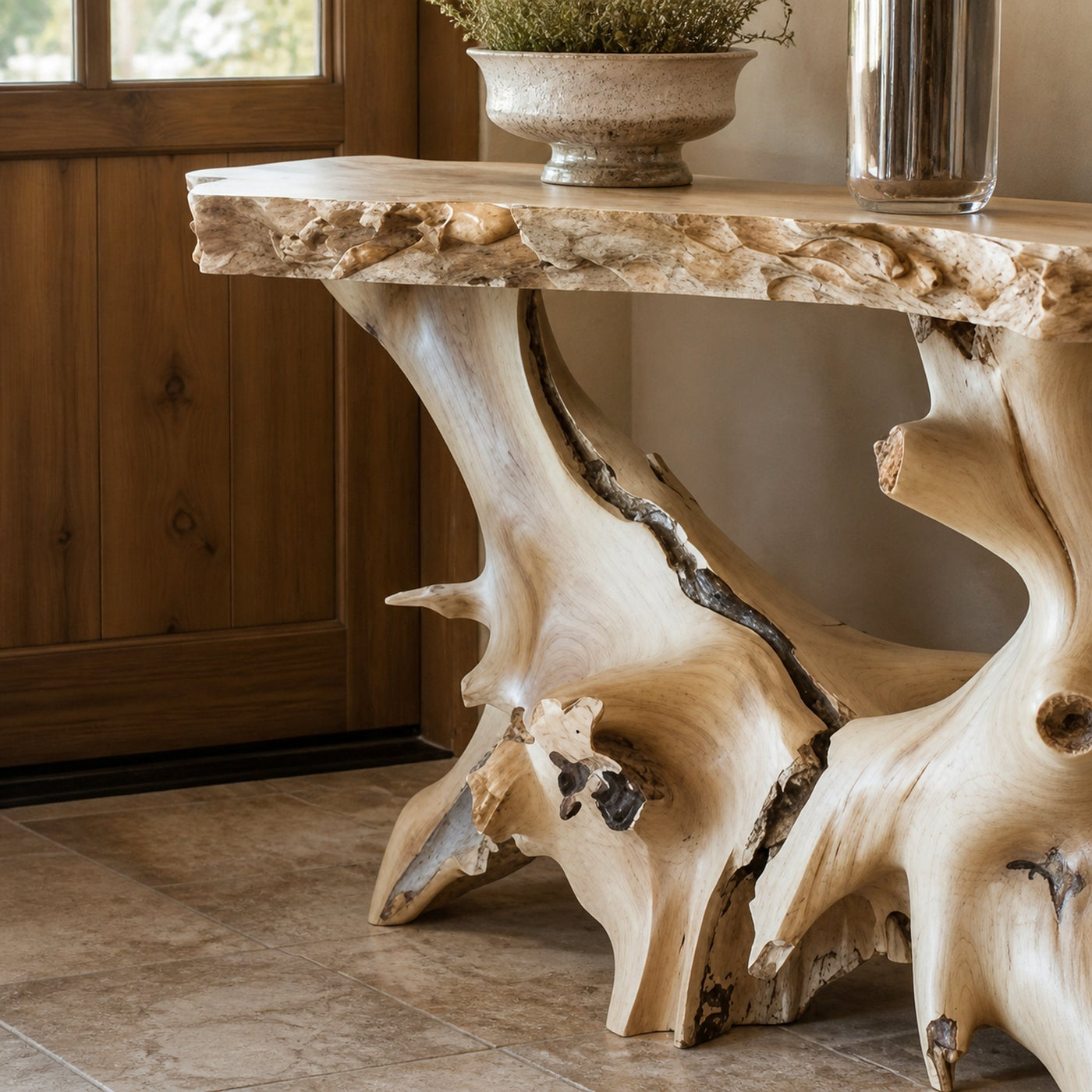 Handmade Unique Console Table - product view 4