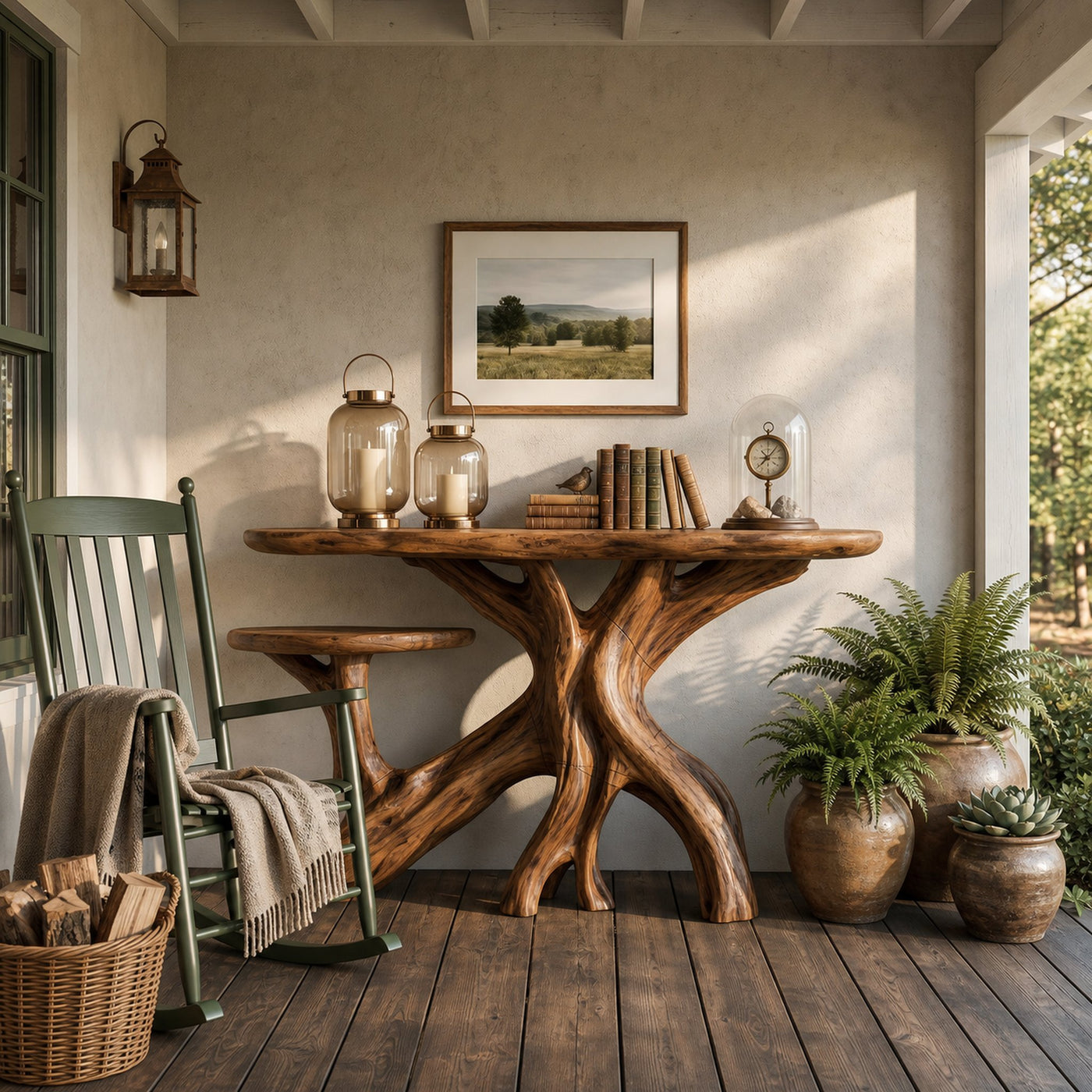 Japandi Zen Wood Console Table For Bedroom Interior - product view 6