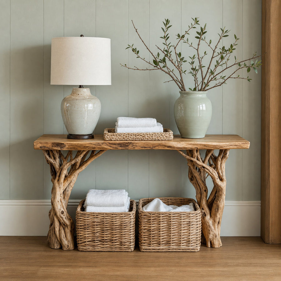 Live Edge Side Table Driftwood Table Console Table