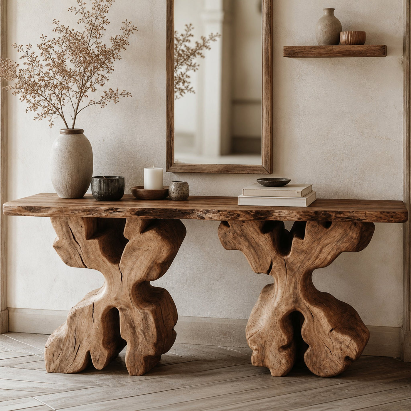 Living Edge Console Table - product view 2