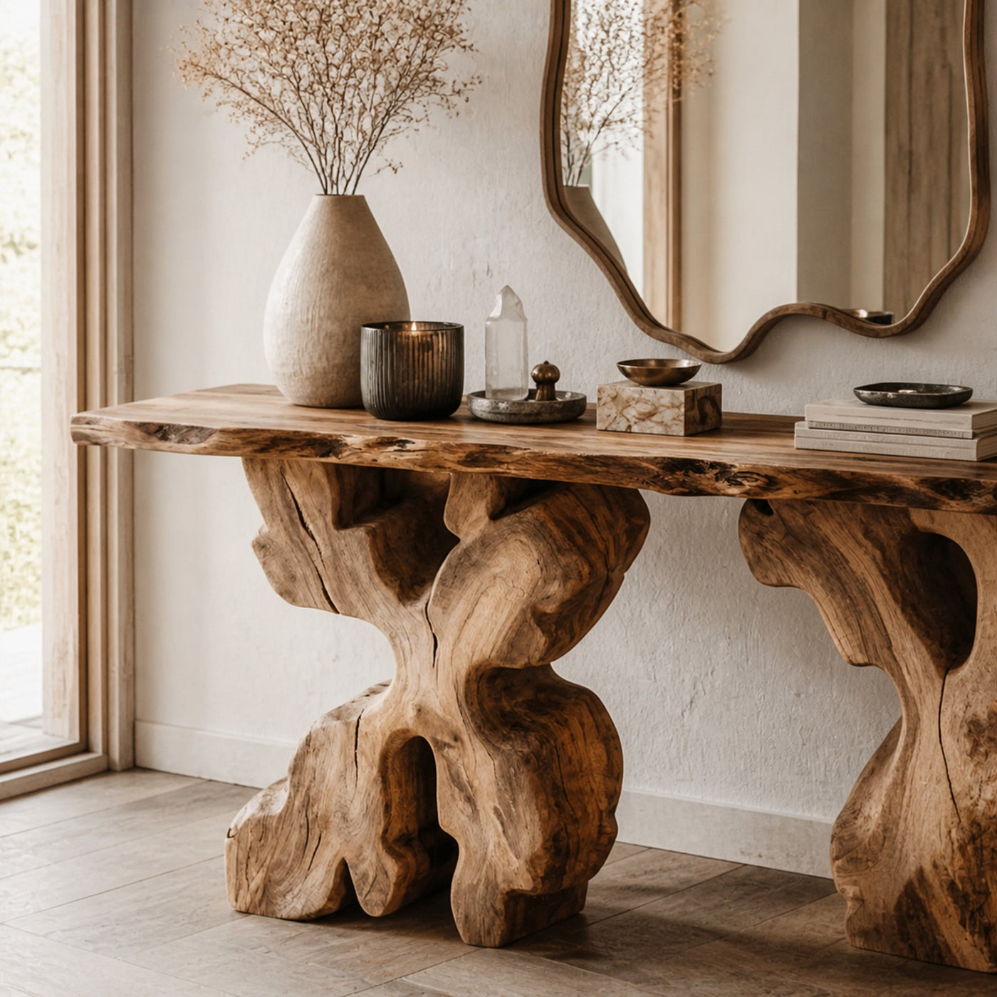 Living Edge Console Table - product view 3