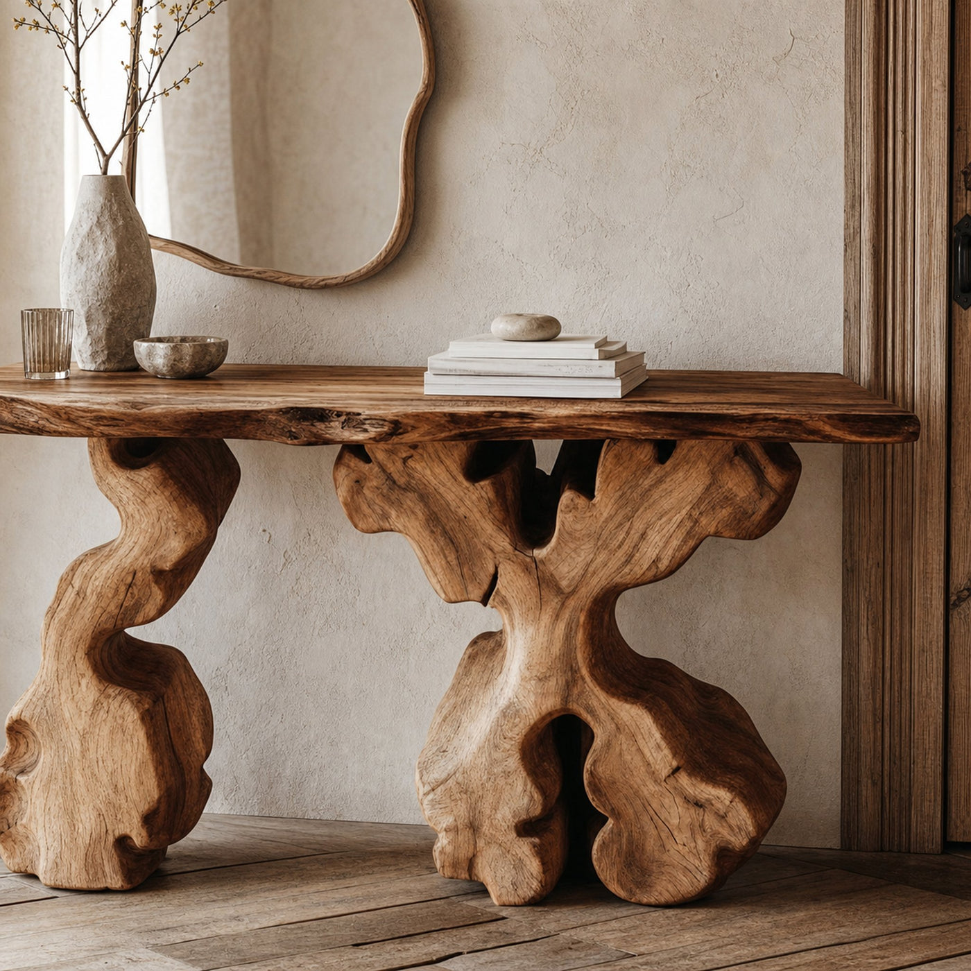 Living Edge Console Table - product view 4