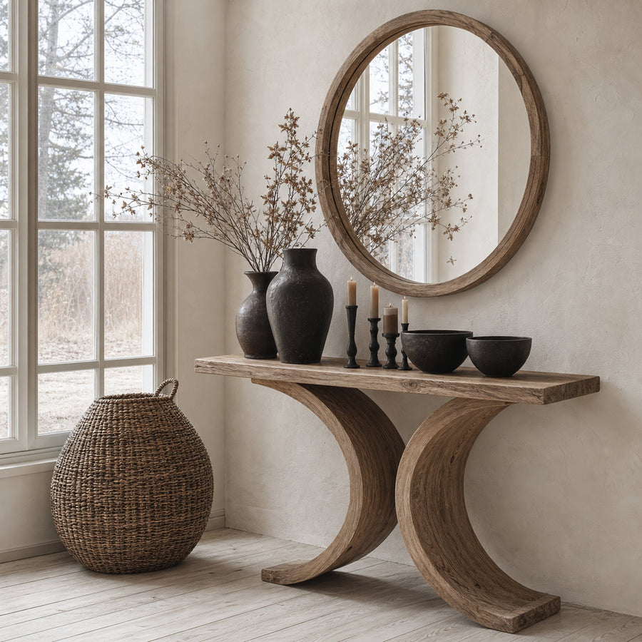 Living Edge Console Table Modern