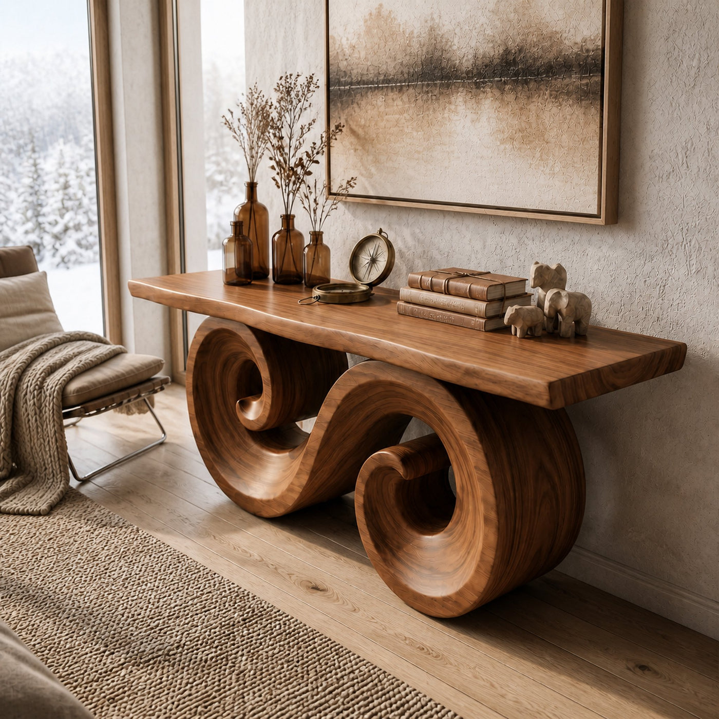 Luxury Wood Sofa Table For Poolside Furniture - product view 6
