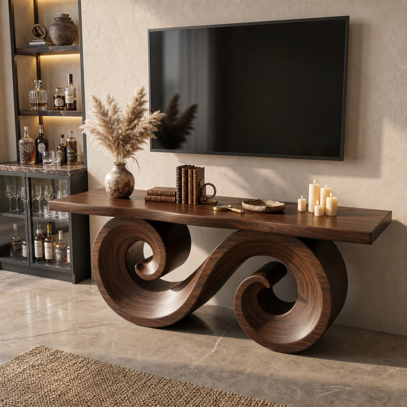 Luxury Wood Sofa Table For Poolside Furniture - product view 7