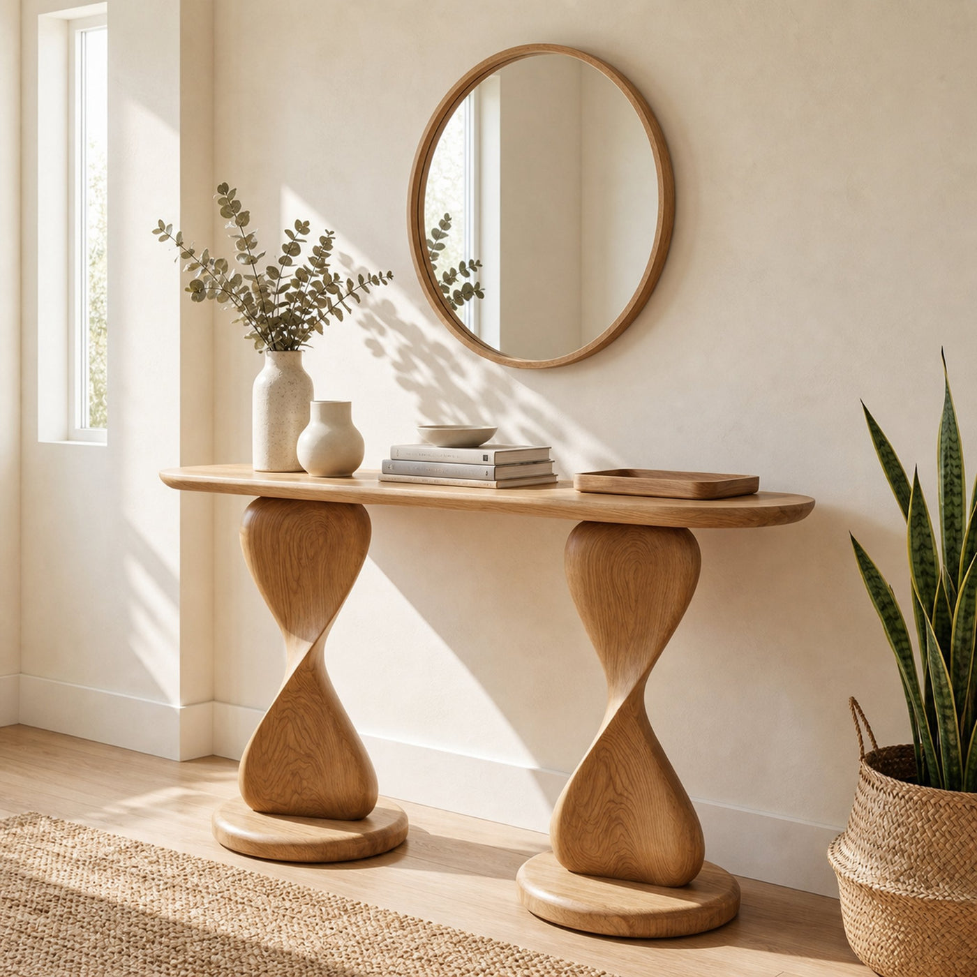 Mid Century Accent Console Table For Entryway - product view 4