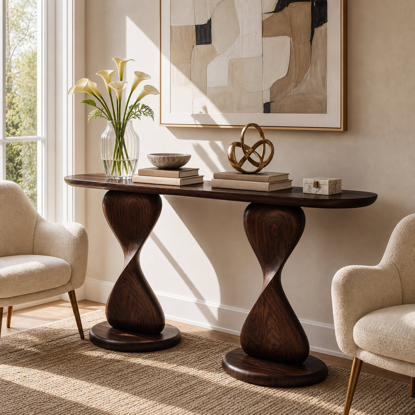 Mid Century Accent Console Table For Entryway - product view 6