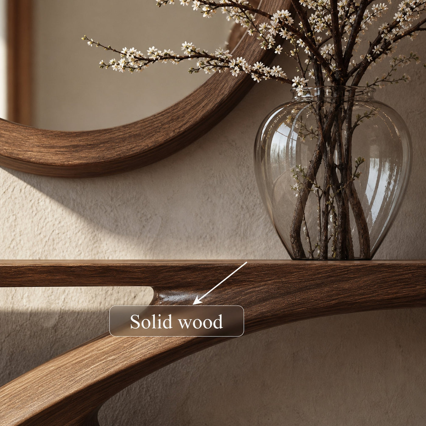 Mid Century Console Table Entryway And Hallway - product view 3