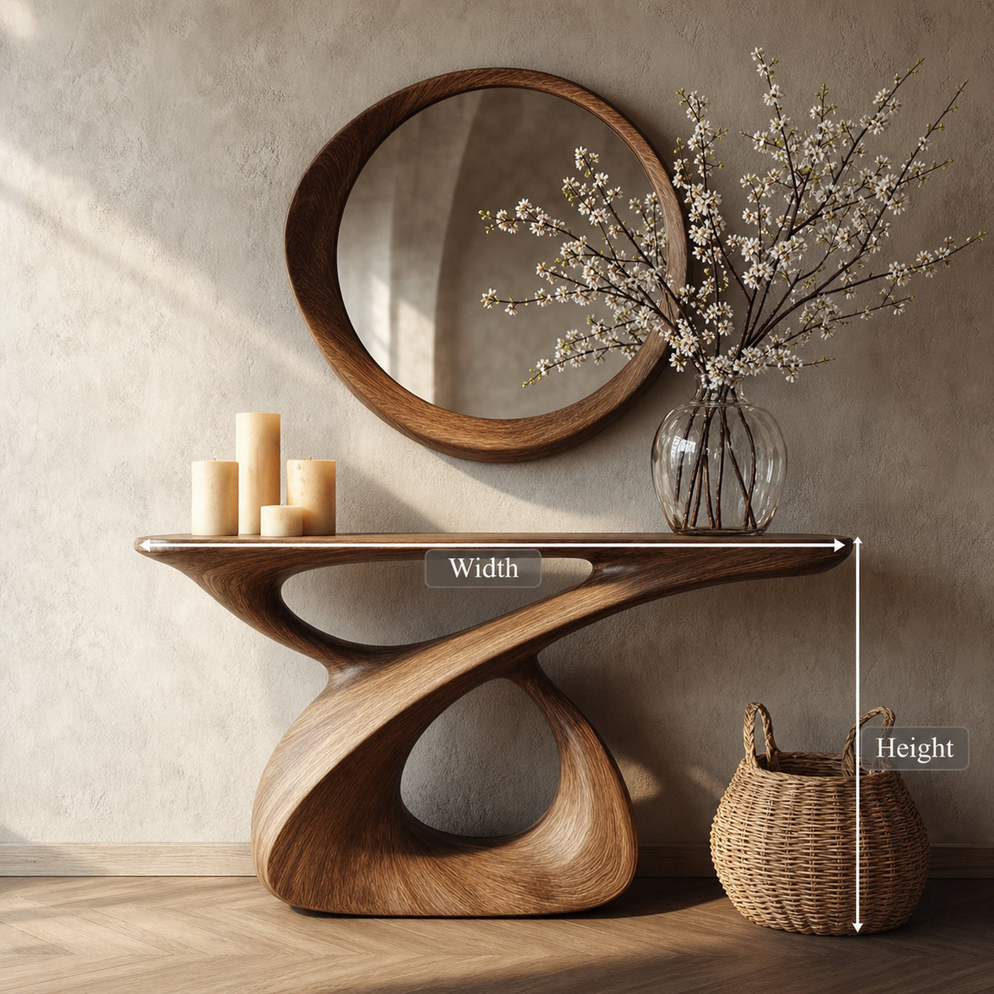 Mid Century Console Table Entryway And Hallway - product view 5