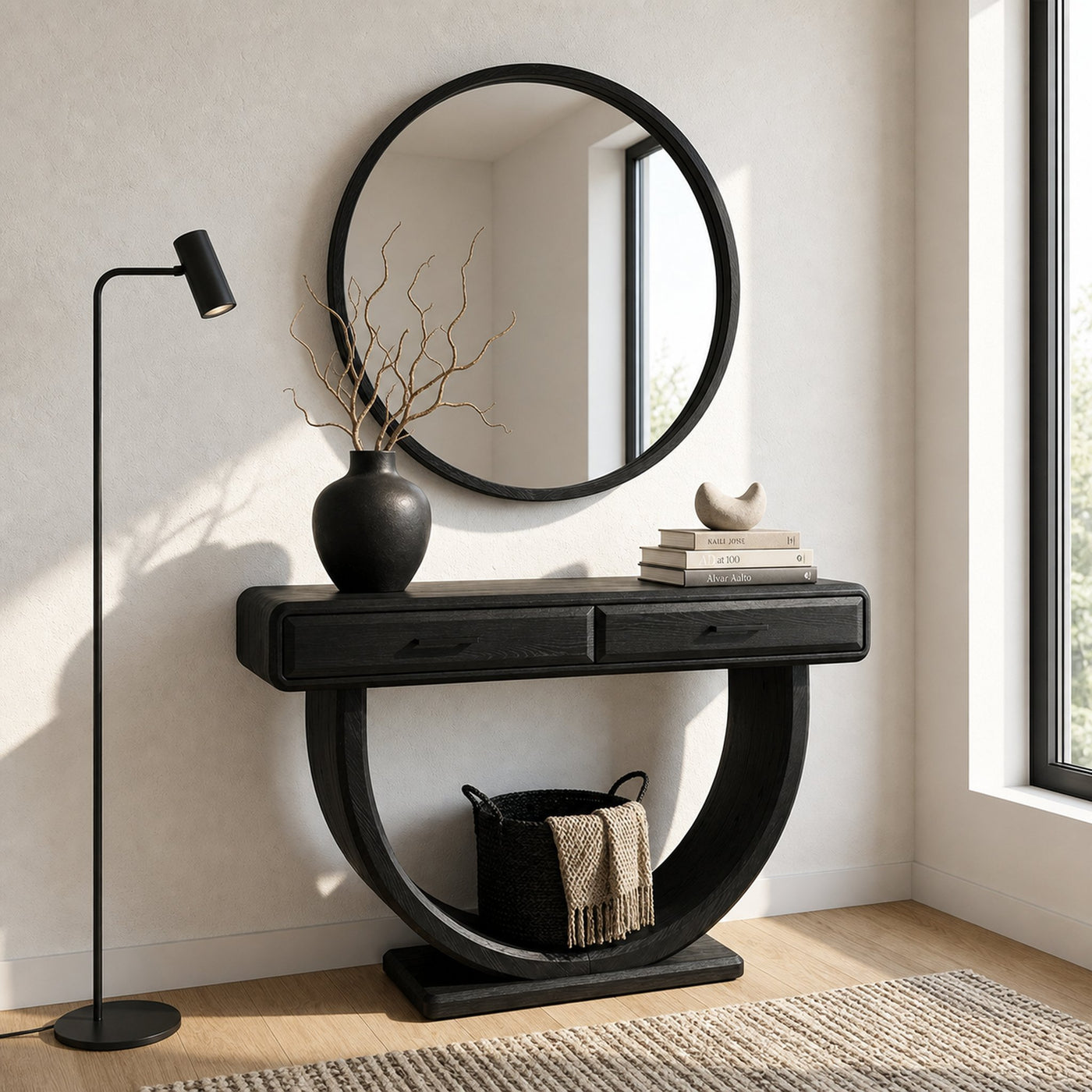 Mid Century Console Table For Bedroom Living Room - product view 7