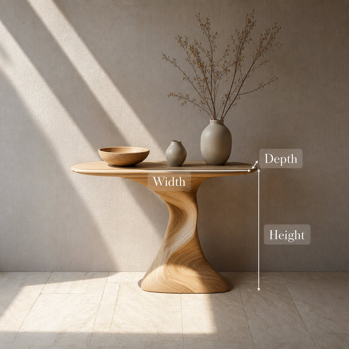 Mid Century Console Table For Living Room Decor - product view 4