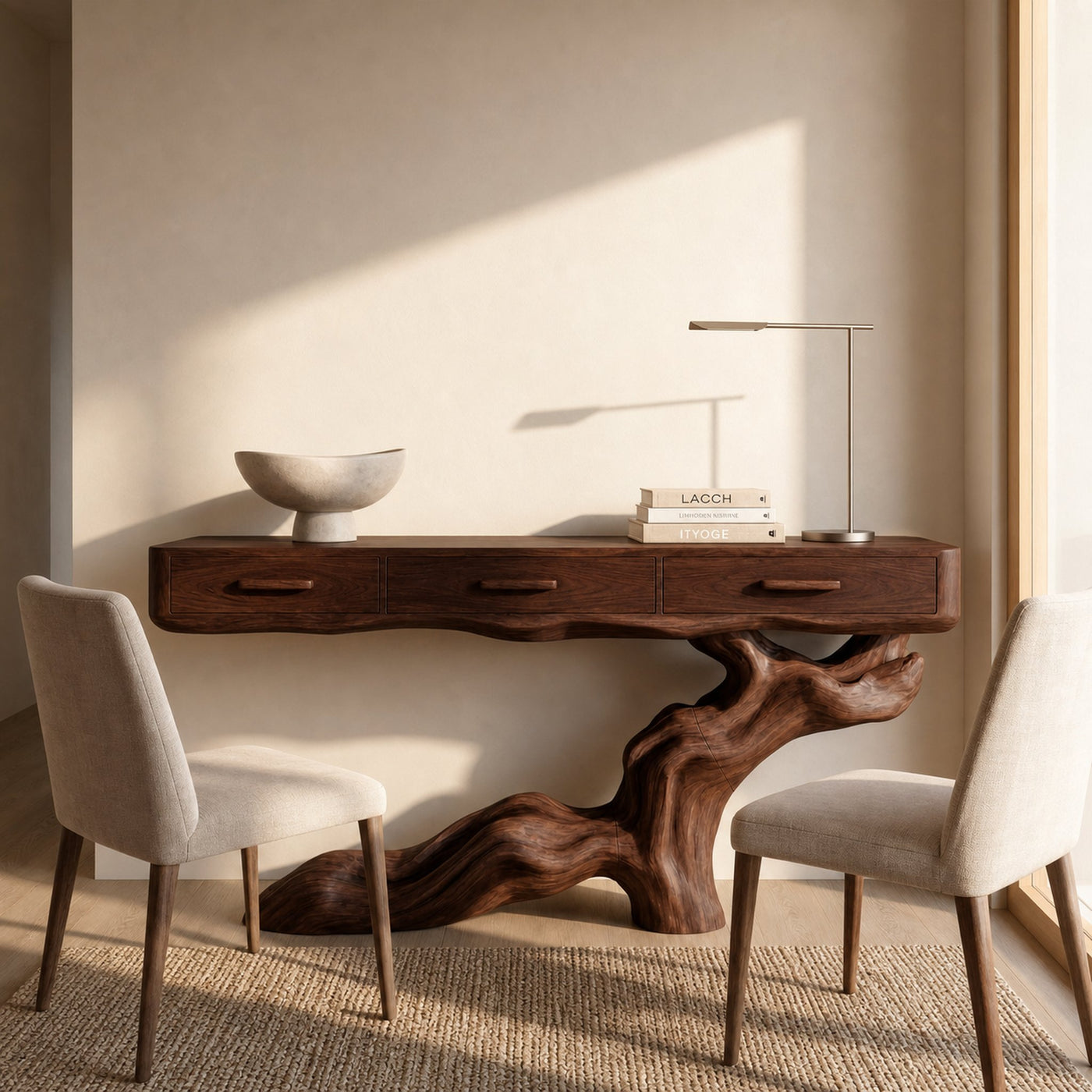 Mid Century Console Table For Lounge Entryway - product view 6
