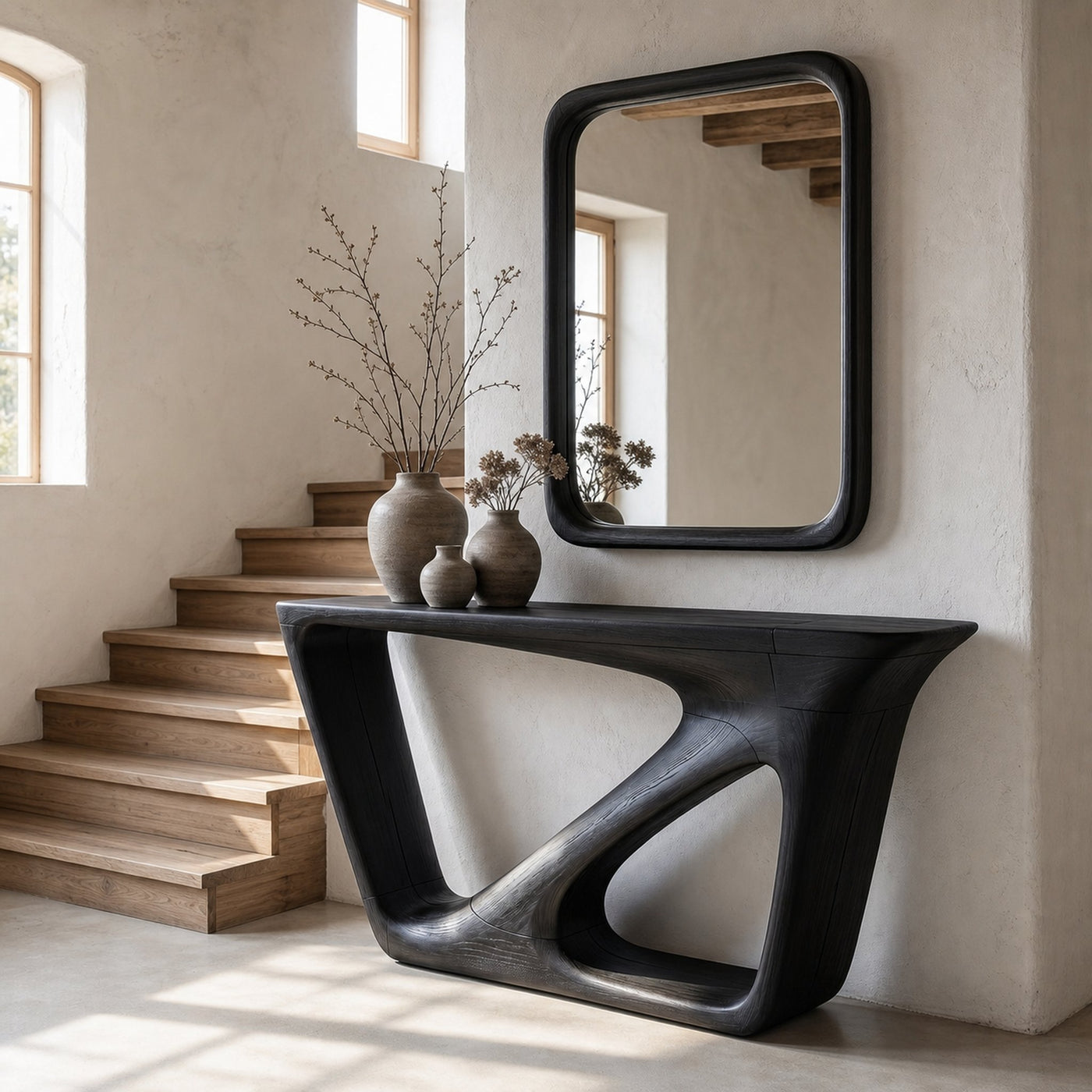 Mid Century Console Table Living Room Or Entryway - product view 4