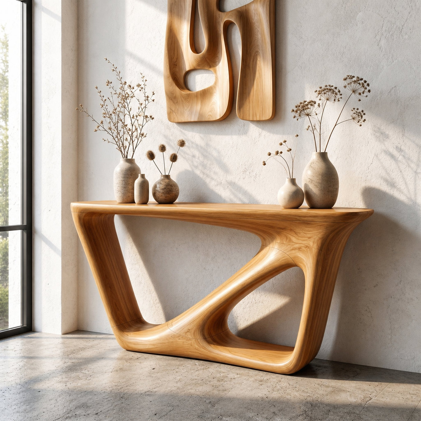 Mid Century Console Table Living Room Or Entryway - product view 5