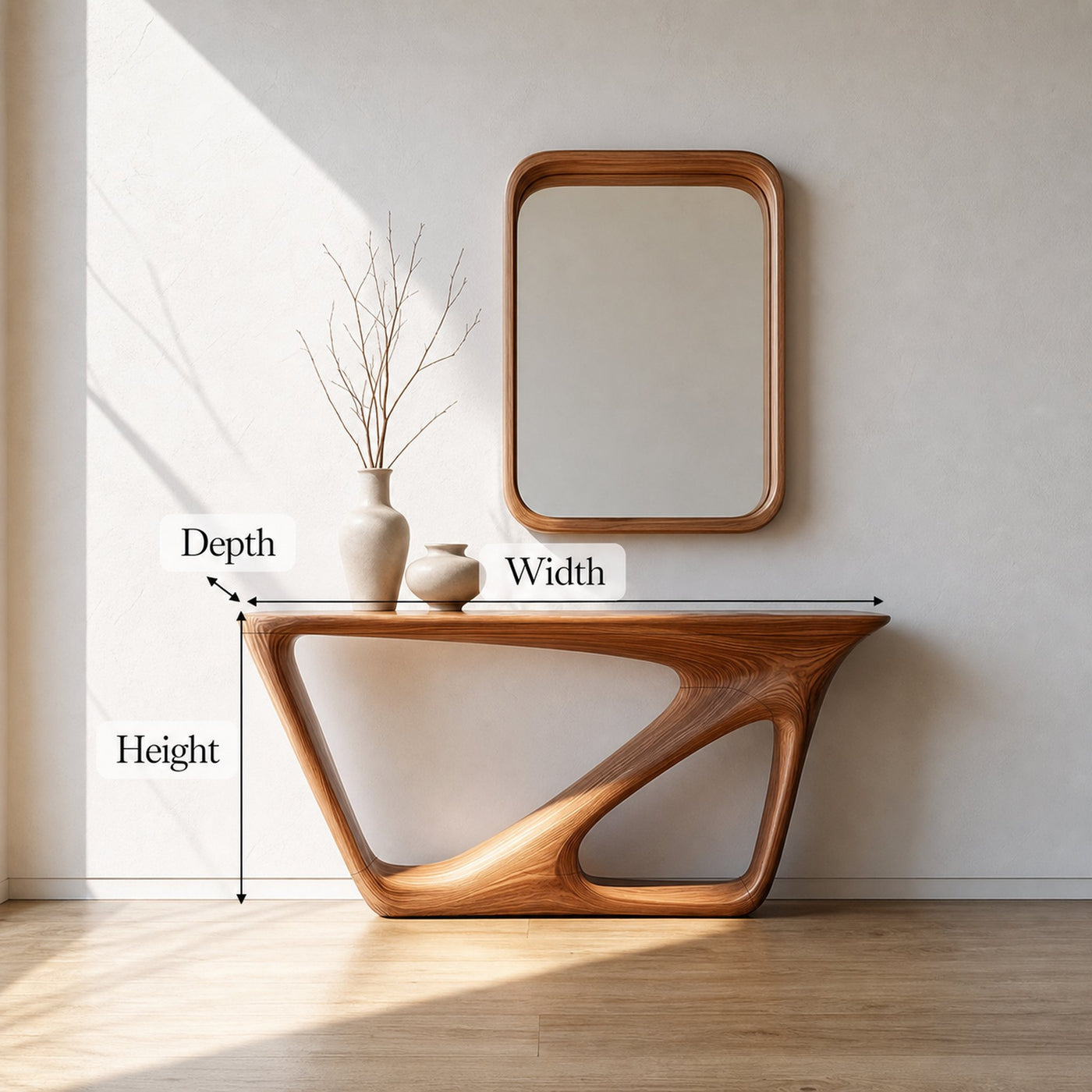 Mid Century Console Table Living Room Or Entryway - product view 8