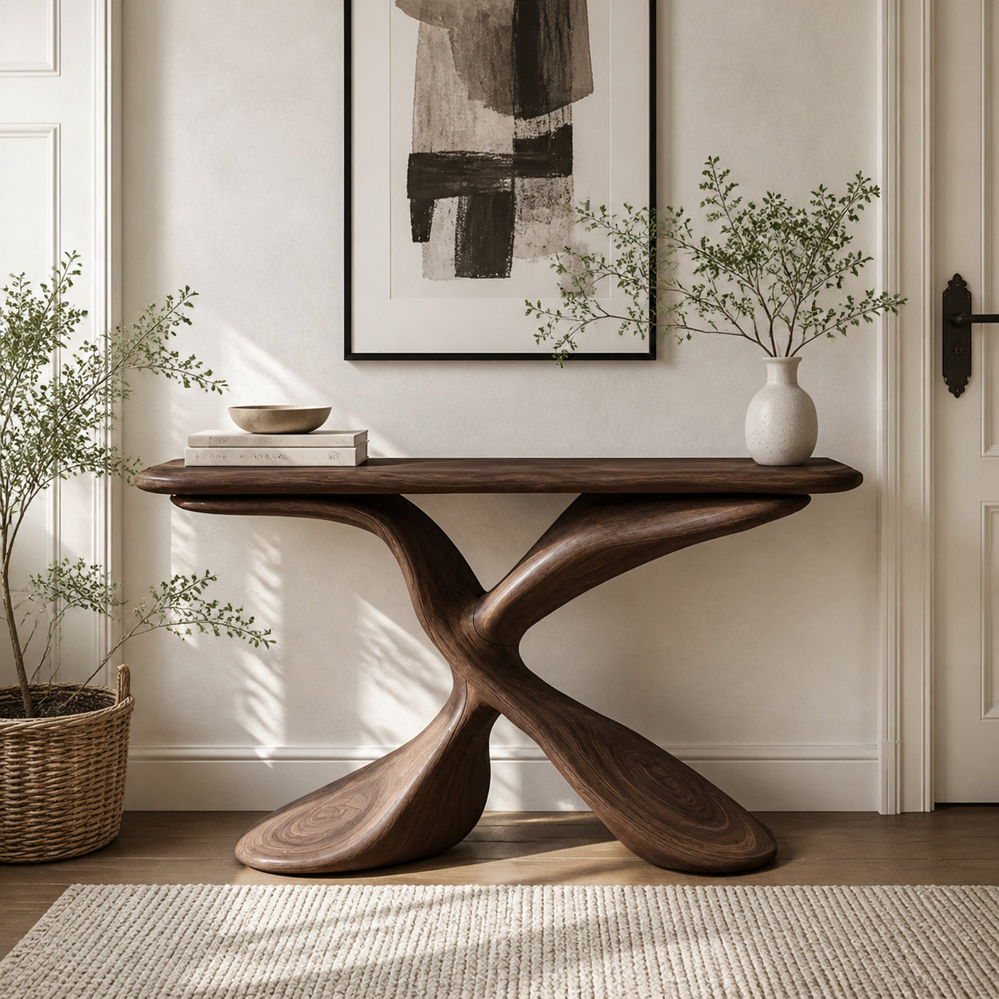 Mid Century Design Console Table For Living Room - product view 7