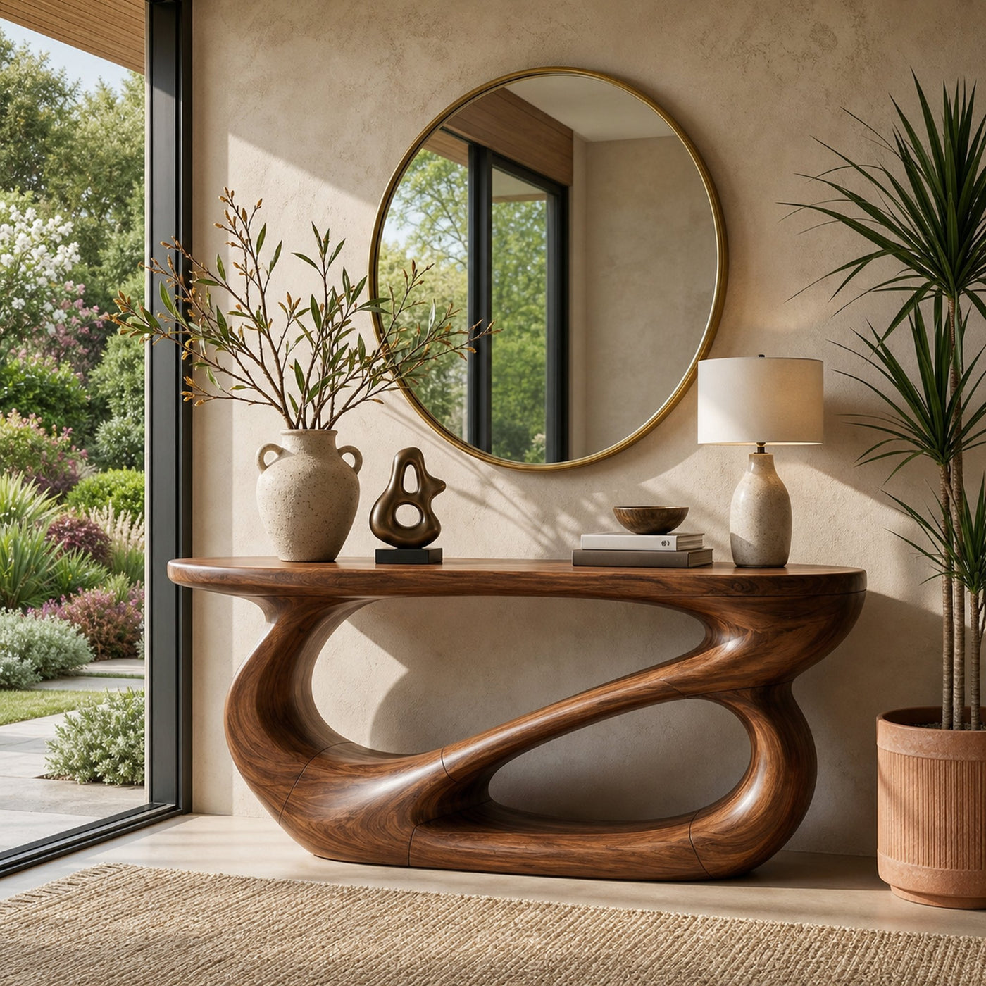 Mid Century Entryway Console Table For Living Room - product view 5