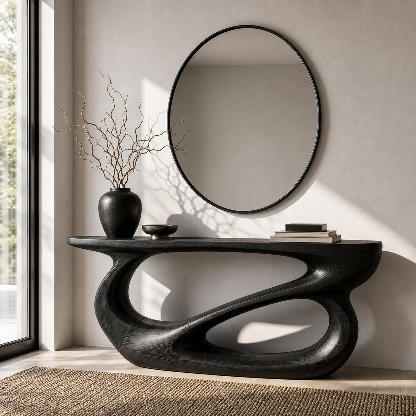 Mid Century Entryway Console Table For Living Room - product view 7