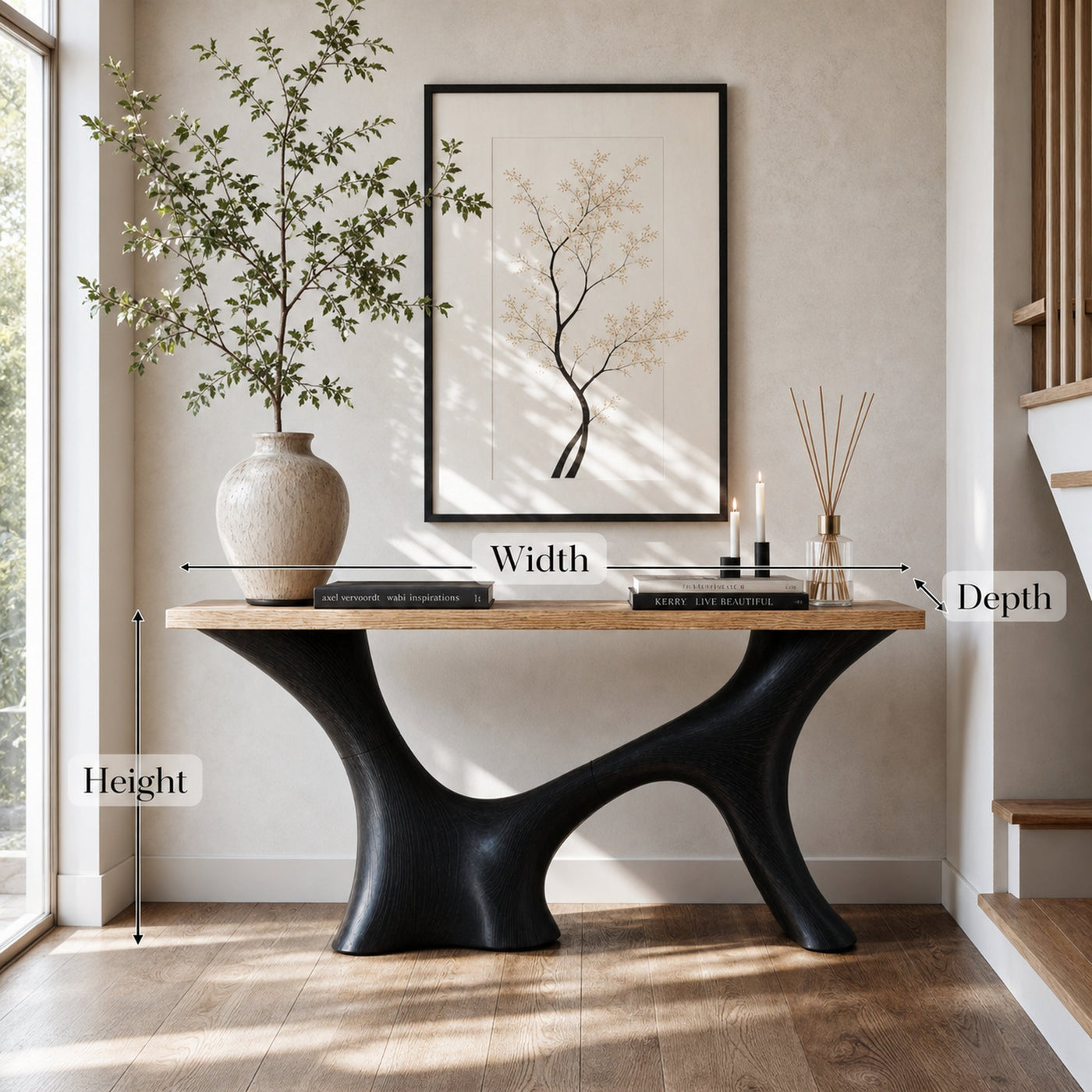 Mid Century Entryway Storage For Living Room - product view 6