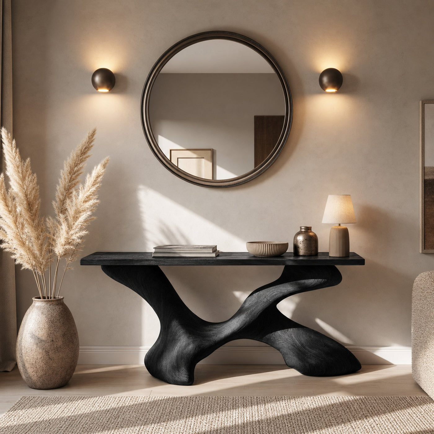 Mid Century Foyer Table For Living Room - product view 4