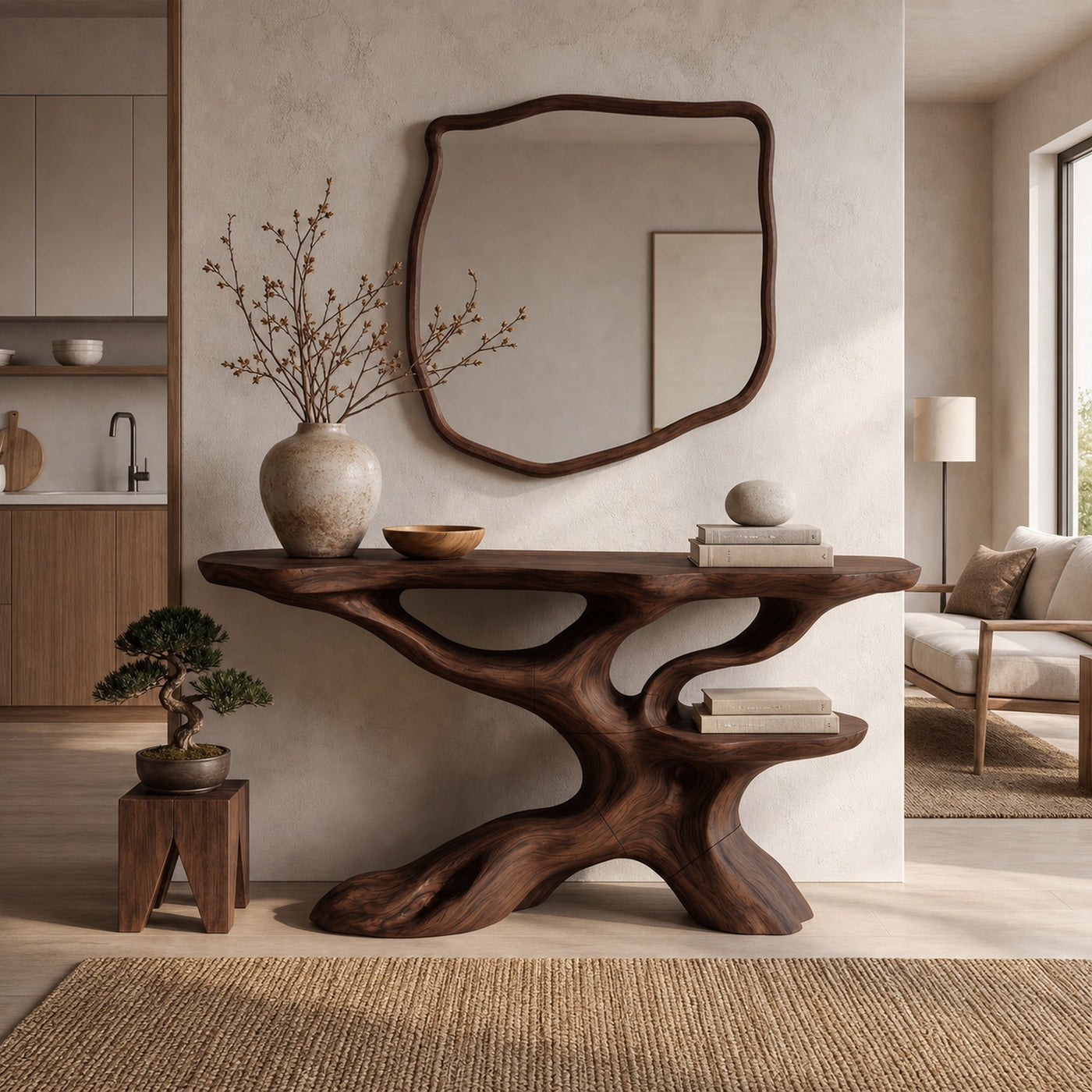 Mid Century Narrow Console Table For Entryway - product view 6