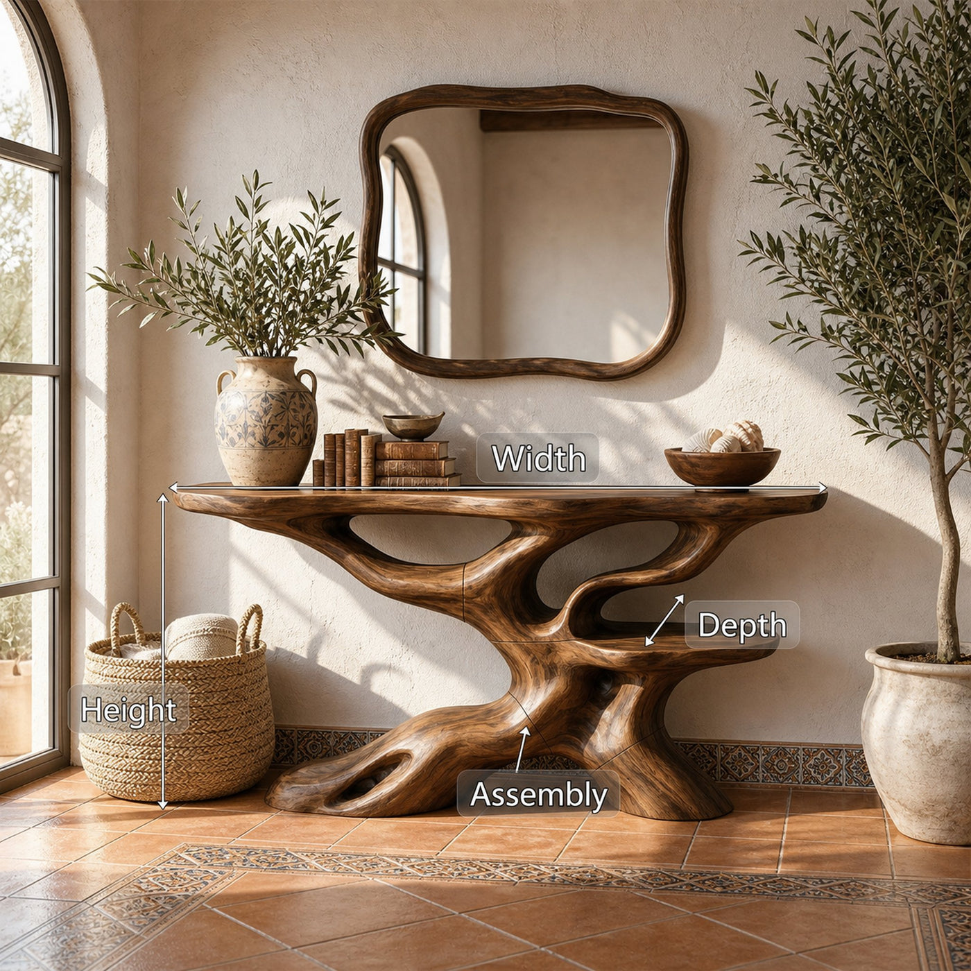 Mid Century Narrow Console Table For Entryway - product view 8