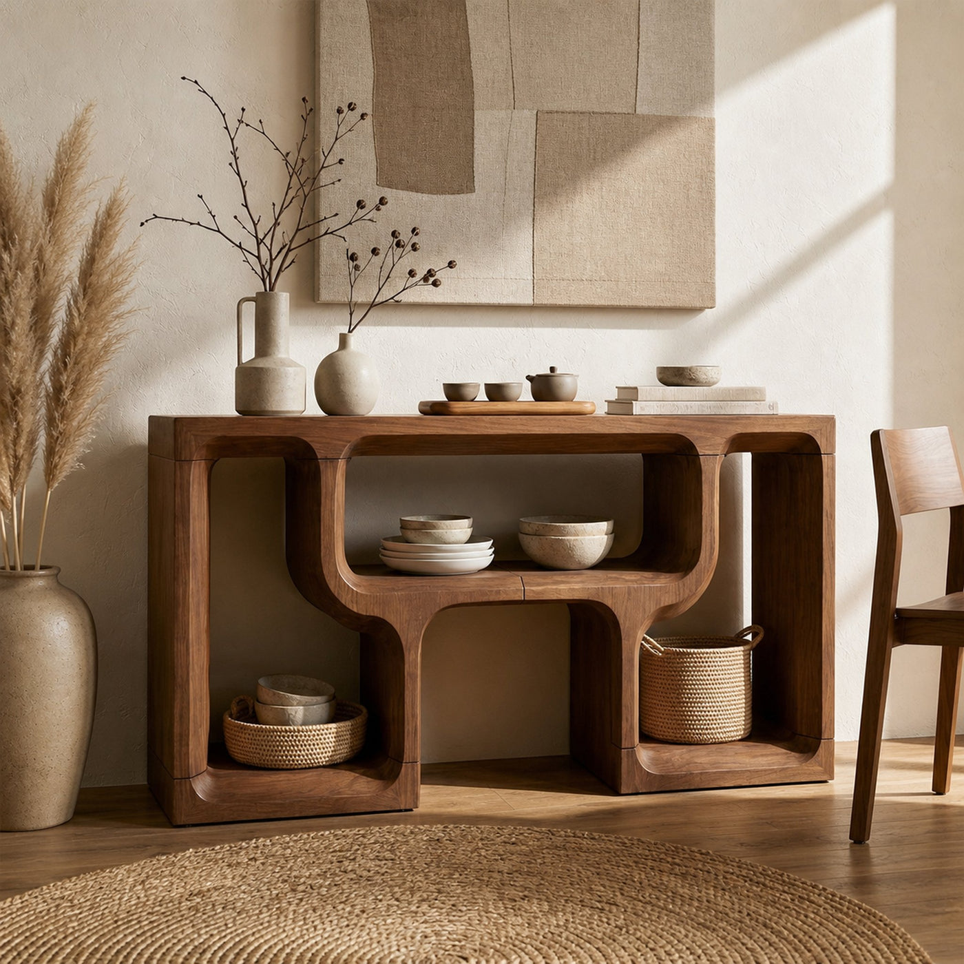 Mid Century Sofa Console Table For Living Room - product view 2