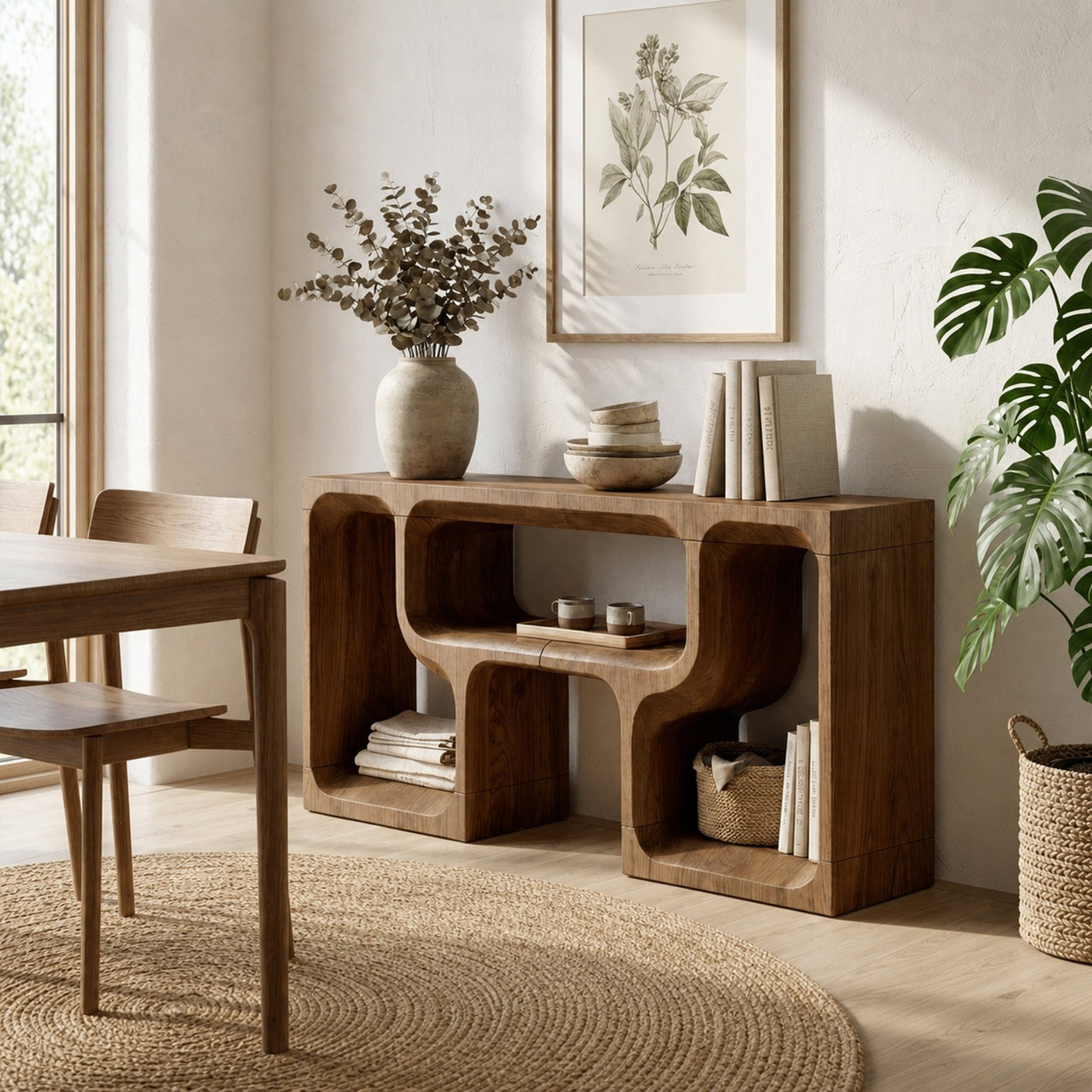 Mid Century Sofa Console Table For Living Room - product view 5