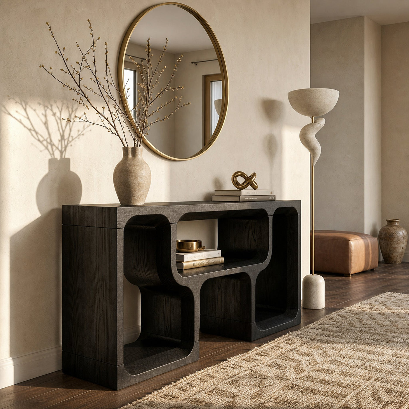 Mid Century Sofa Console Table For Living Room - product view 7