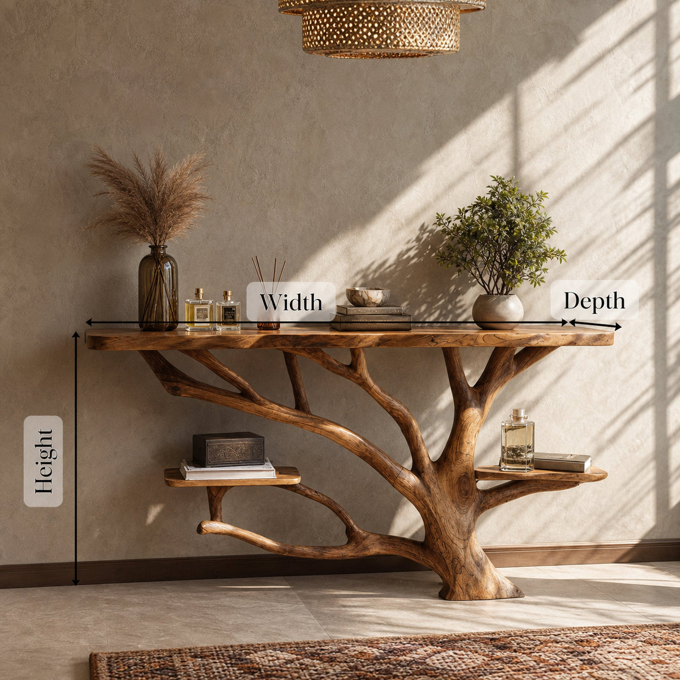Mid Century Solid Wood Console Table For Elegant Furniture Decor - product view 6
