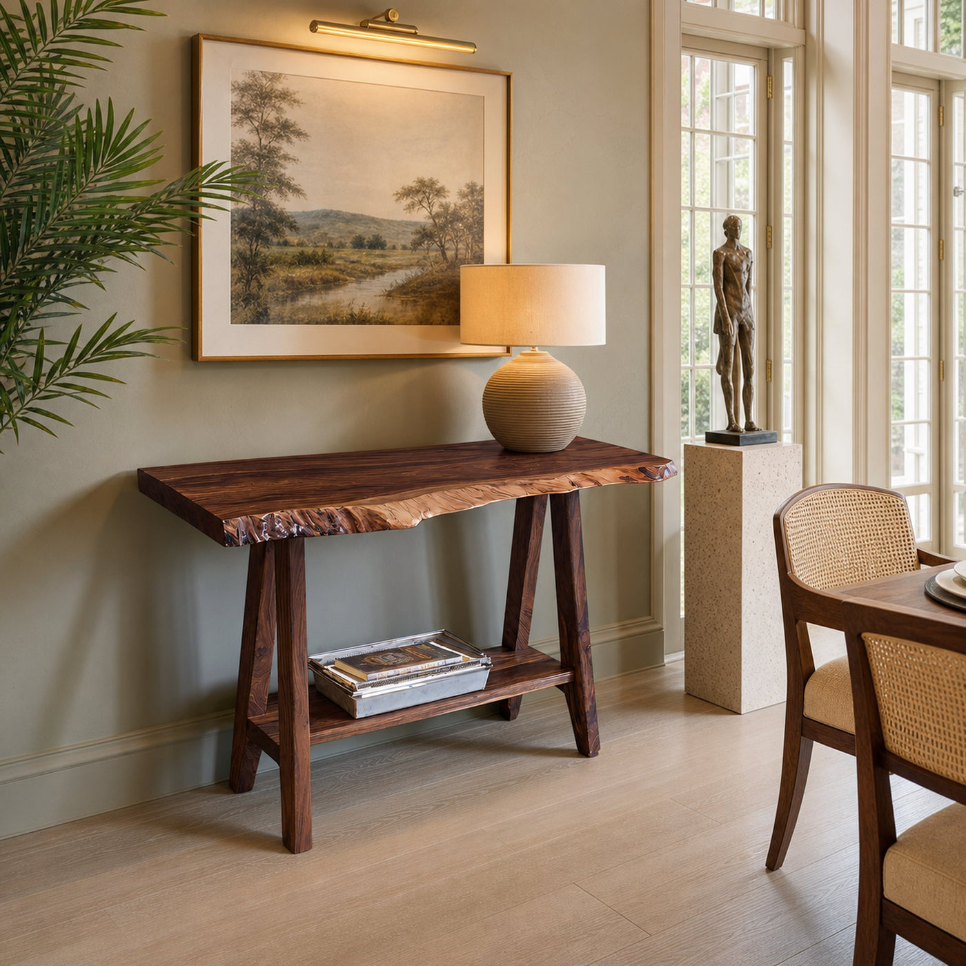 Mid Century Solid Wood Console Table For Furniture Decor - product view 7