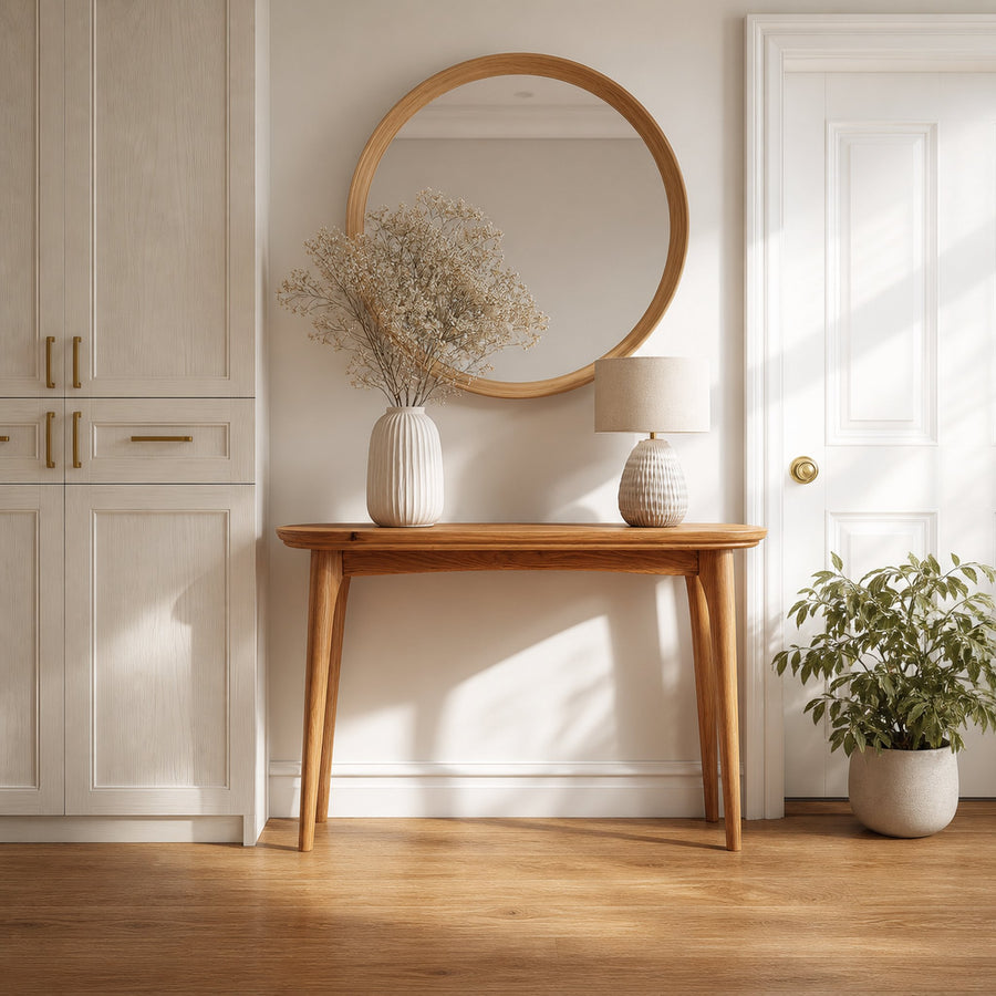 Mid Century Storage Console Table Hallway And Entryway